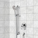 Autunno Chrome Slidebar Shower Set With Multi Function Hand Shower - Stellar Hardware and Bath 