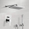 Primavera Shower System with 9.5" Rain Shower Head and Hand Shower - Stellar Hardware and Bath 