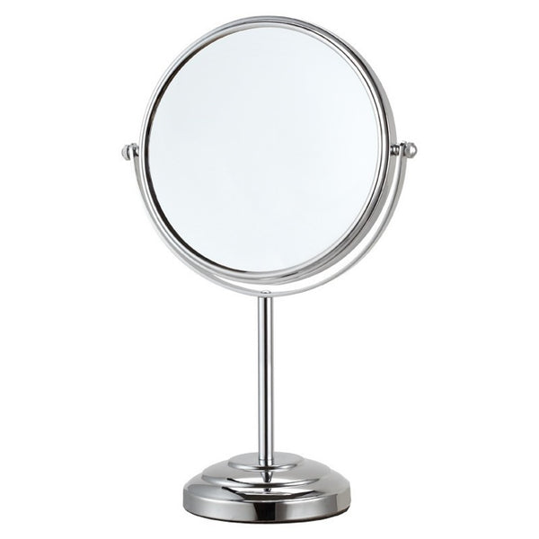 Glimmer Double Face 3x Table Makeup Mirror - Stellar Hardware and Bath 