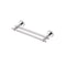 Venus Chrome 12 Inch Double Towel Bar Made in Brass - Stellar Hardware and Bath 