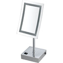 Glimmer Single Face LED 3x Makeup Mirror - Stellar Hardware and Bath 