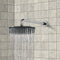 Water Therapy 8" Chrome Rain Shower Head With Arm - Stellar Hardware and Bath 