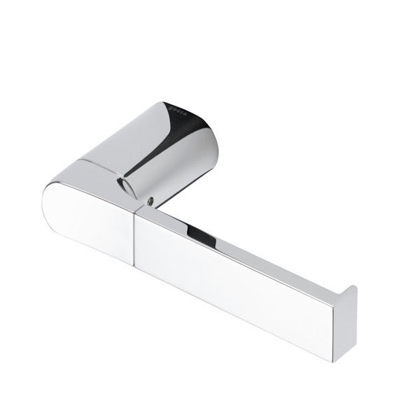 Wynk Rectangle Wall Mounted Chrome Toilet Paper Holder - Stellar Hardware and Bath 