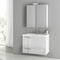 31 Inch Glossy White Bathroom Vanity Set - Stellar Hardware and Bath 