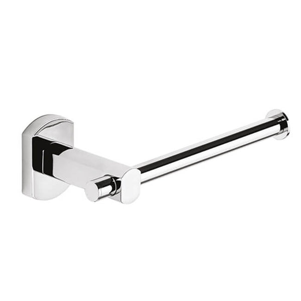 Edera Contemporary Polished Chrome Toilet Roll Holder - Stellar Hardware and Bath 