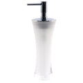 Aucuba Free Standing Soap Dispenser Made From Thermoplastic Resins in Purple Finish - Stellar Hardware and Bath 