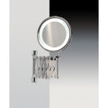 Warm Light Wall Mounted Brass LED Warm Light Mirror With 3x, 5x Magnification - Stellar Hardware and Bath 