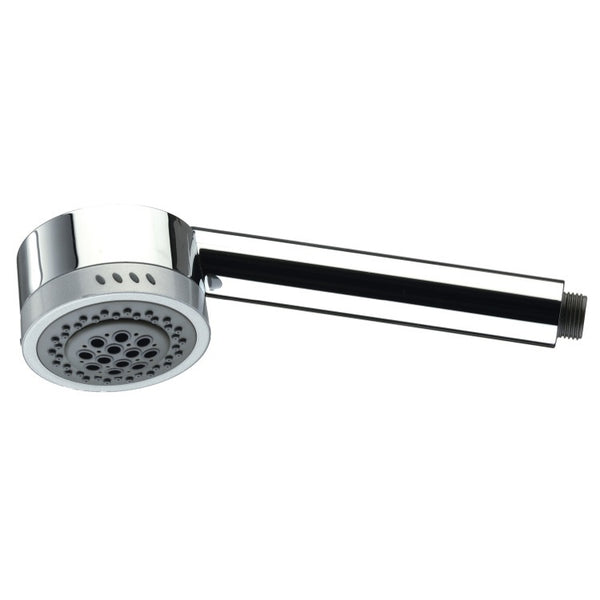 Water Therapy Chrome Multi Function Minimalist Hand Shower With Hydromassage and Jets - Stellar Hardware and Bath 