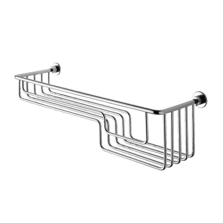 Wire Chrome Wire Shower Basket - Stellar Hardware and Bath 