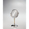 Stand Mirrors Free Standing Brass Mirror With 3x, 5x Magnification - Stellar Hardware and Bath 