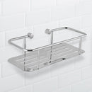 General Hotel Wall Mounted Chrome Shower Basket - Stellar Hardware and Bath 