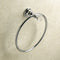 Smart Light Chrome Towel Ring with Crystal - Stellar Hardware and Bath 