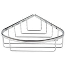 Basket Collection Chrome Corner Shower Basket - Stellar Hardware and Bath 