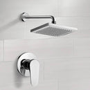 Mario Shower Faucet Set with 8" Rain Shower Head - Stellar Hardware and Bath 