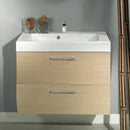 2 Drawers Vanity Cabinet with Self Rimming Sink - Stellar Hardware and Bath 