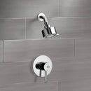 Mario Chrome Shower Faucet Set with Multi Function Shower Head - Stellar Hardware and Bath 