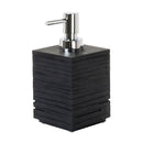 Quadrotto Square White Soap Dispenser Made From Thermoplastic Resin - Stellar Hardware and Bath 