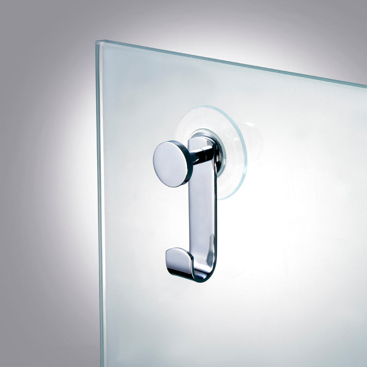 Complements Suction Pad Hook in Chrome, Gold - Stellar Hardware and Bath 