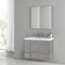 31 Inch Grey Walnut Bathroom Vanity Set - Stellar Hardware and Bath 