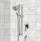 Rendino Chrome Slidebar Shower Set With Multi Function Hand Shower - Stellar Hardware and Bath 