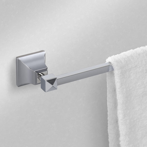 Classic Hotel 20 Inch Polished Chrome Towel Bar - Stellar Hardware and Bath 