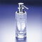 Addition Crackled Rounded Tall Crackled Crystal Glass Soap Dispenser - Stellar Hardware and Bath 
