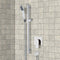 Autunno Chrome Slidebar Shower Set With Hand Shower - Stellar Hardware and Bath 