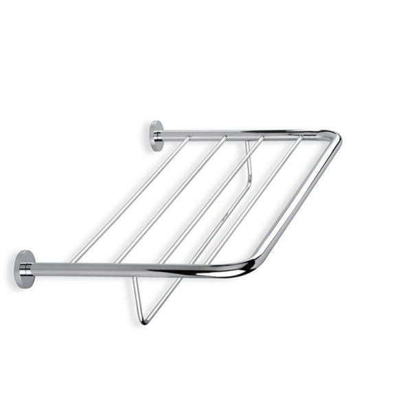 Venus Wall Mounted Chrome or Satin Nickel Towel Rack - Stellar Hardware and Bath 