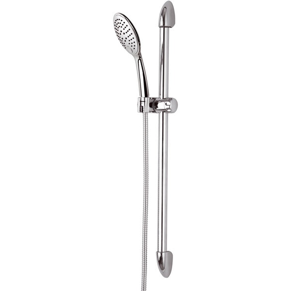 Wellness 28 Inch Sliding Rail Hand Shower Set With 4 Function Hand Shower - Stellar Hardware and Bath 