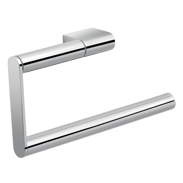 Canarie Stylish Contemporary Polished Chrome Towel Ring - Stellar Hardware and Bath 