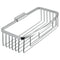 Trinidad Rectangular Chromed Stainless Steel Wire Shower Basket - Stellar Hardware and Bath 