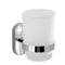 Glass Toothbrush Holder With Chrome Mounting - Stellar Hardware and Bath 