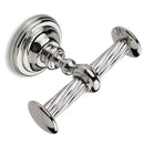 Giunone Chrome Classic-Style Brass Double Hook - Stellar Hardware and Bath 