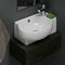Mini Small Corner Ceramic Wall Mounted or Vessel Sink - Stellar Hardware and Bath 