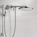 Galiano Dual Shower Head Set With 2-Way Diverter Shower Head Arm and Sliding Rail - Stellar Hardware and Bath 