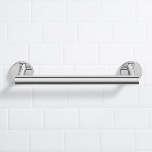 Boutique Hotel 14 Inch Polished Chrome Grab Bar - Stellar Hardware and Bath 