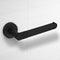 General Hotel Modern Matte Black Toilet Paper Holder - Stellar Hardware and Bath 