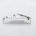 General Hotel Chrome Corner Shower Basket - Stellar Hardware and Bath 