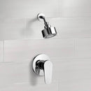 Mario Chrome Shower Faucet Set with Multi Function Shower Head - Stellar Hardware and Bath 