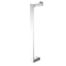 Modern Art Chrome Brass Shower Door Handle - Stellar Hardware and Bath 