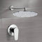 Mario Shower Faucet Set with 14" Rain Shower Head - Stellar Hardware and Bath 