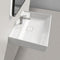 Sharp Rectangular White Ceramic Wall Mounted or Drop In Sink - Stellar Hardware and Bath 