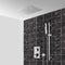 Autunno Thermostatic Shower System With 16" Rain Ceiling Mount Shower Head and Hand Shower - Stellar Hardware and Bath 