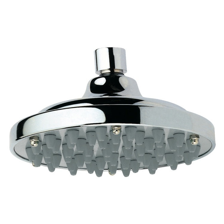 Water Therapy 6" Chrome Rain Shower Head - Stellar Hardware and Bath 