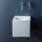 Cube Square White Ceramic Wall Mounted or Vessel Sink - Stellar Hardware and Bath 