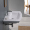 Plus Rectangle White Ceramic Wall Mounted or Drop In Sink - Stellar Hardware and Bath 