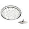 Water Therapy 9.5" Chrome Rain Shower Head - Stellar Hardware and Bath 