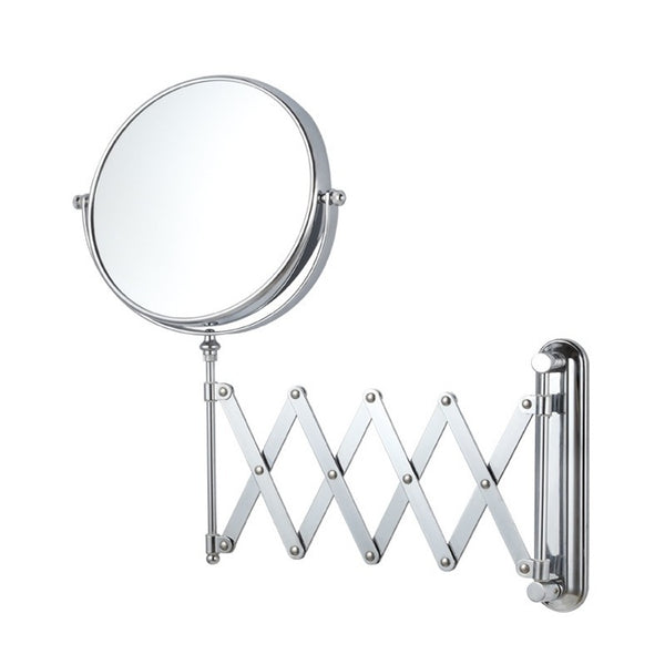 Glimmer Double Sided Adjustable Arm 3x Shaving Mirror - Stellar Hardware and Bath 