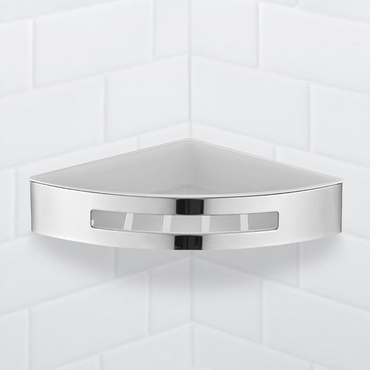 General Hotel Wall Mounted Chrome Corner Shower Basket - Stellar Hardware and Bath 