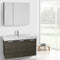 39 Inch Grey Oak Bathroom Vanity Set - Stellar Hardware and Bath 